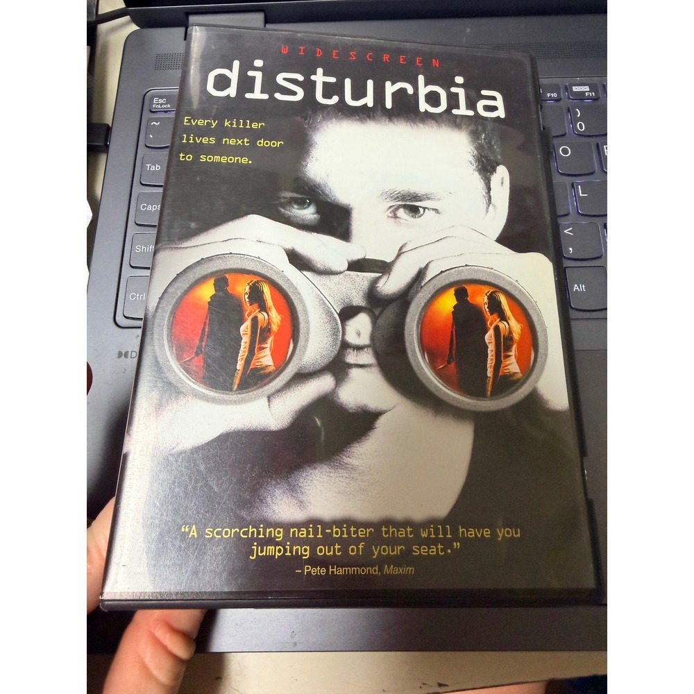 Disturbia DVD Widescreen 2007 Shia LaBeouf Thriller DreamWorks PG-13